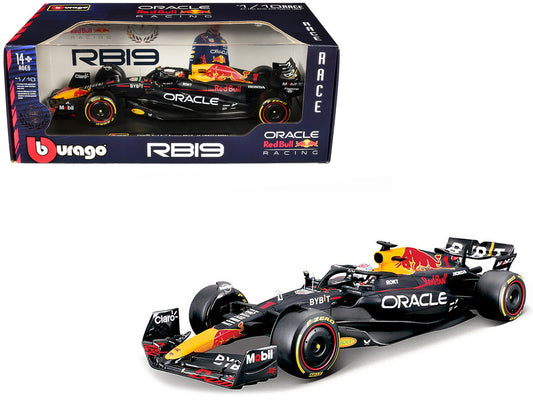 Red Bull Racing RB19 #1 Max Verstappen "Oracle" Champion Formula One F1 World Championship (2023) "Race" Series 1/18 Diecast Model Car by Bburago-0