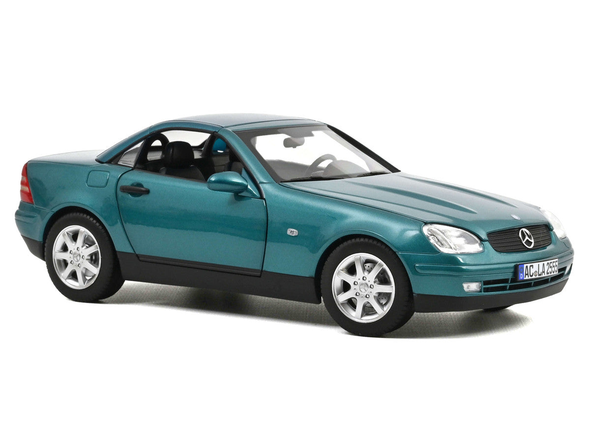 1996 Mercedes-Benz SLK Convertible Vivianit Green Metallic 1/18 Diecast Model Car by Norev-0