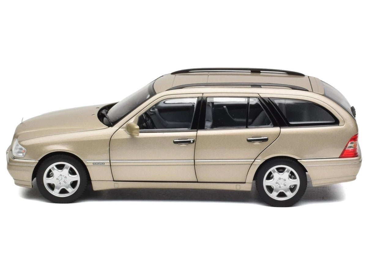 1997 Mercedes-Benz C-Class T-Model Smoke Silver Metallic 1/18 Diecast Model Car by Norev-0