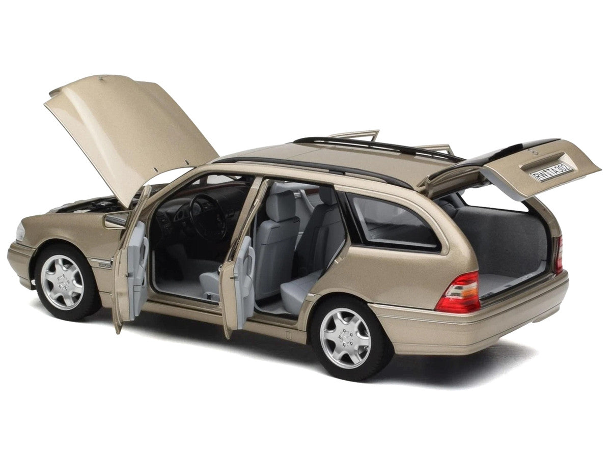 1997 Mercedes-Benz C-Class T-Model Smoke Silver Metallic 1/18 Diecast Model Car by Norev-3