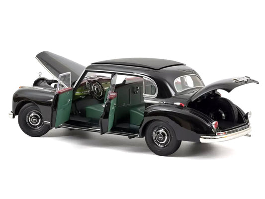 1955 Mercedes-Benz 300 Black "German Chancellor Konrad Adenauer" 1/18 Diecast Model Car by Norev-0