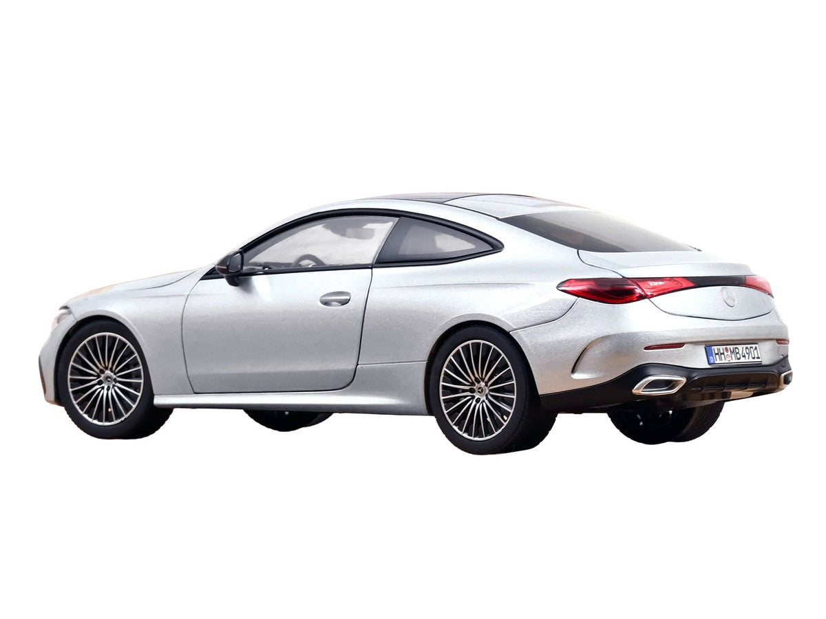 2024 Mercedes-Benz CLE Coupe Hightech Silver Metallic 1/18 Diecast Model Car by Norev-4