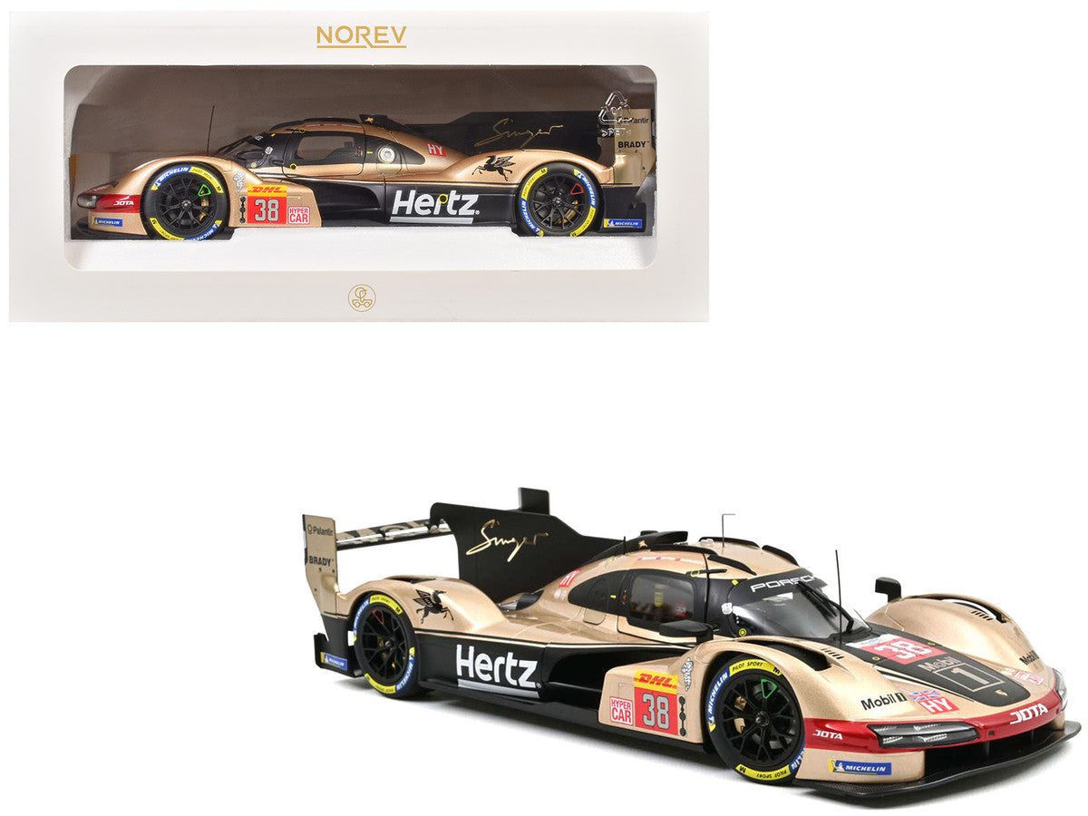 Porsche 963 #38 Jenson Button - Phil Hanson - Oliver Rasmussen "Hertz Team Jota" "Lone Star Le Mans" (2024) 1/18 Diecast Model Car by Norev-2