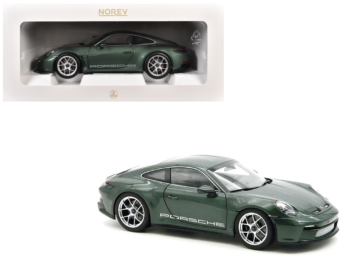 2023 Porsche 911 S/T Malachite Green Metallic 1/18 Diecast Model Car by Norev-0