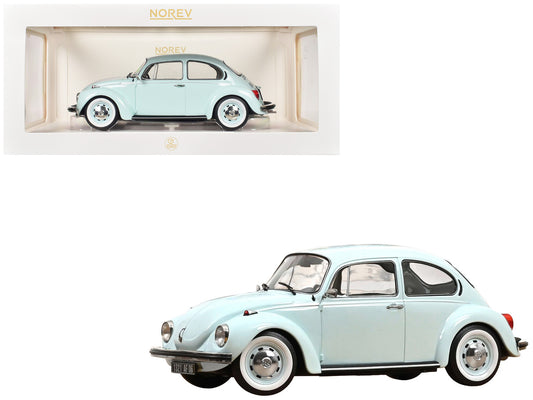 1973 Volkswagen 1303 Beetle Pastel Blue 1/18 Diecast Model Car by Norev-0