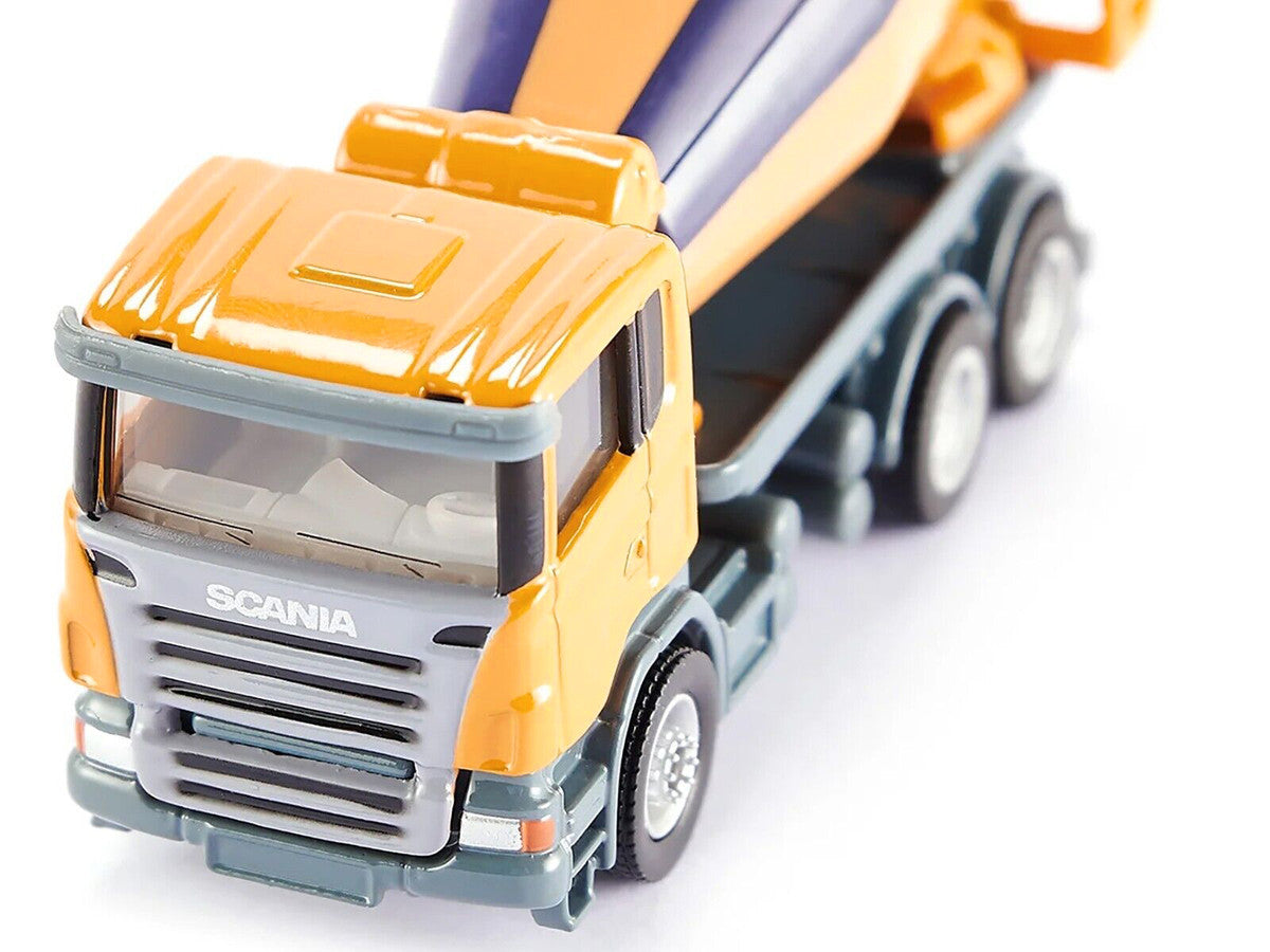 Scania Mixer Truck Yellow 1/87 (HO) Diecast Model by Siku-2