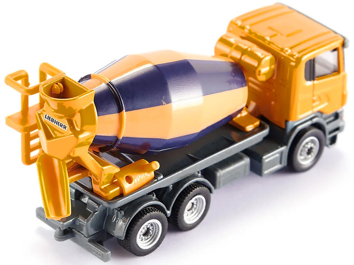 Scania Mixer Truck Yellow 1/87 (HO) Diecast Model by Siku-3