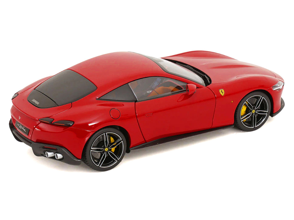 2019 Ferrari Roma Red with Orange Interior 1/18 Diecast Model Car by Polistil-3