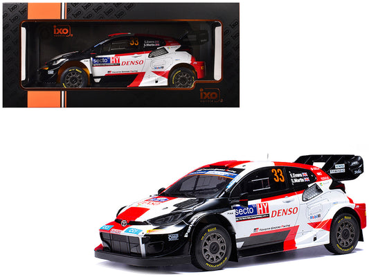 Toyota GR Yaris Rally1 Hybrid #33 Elfyn Evans - Scott Martin Winner "Rally Finland" (2023) 1/18 Diecast Model Car by IXO Models-0