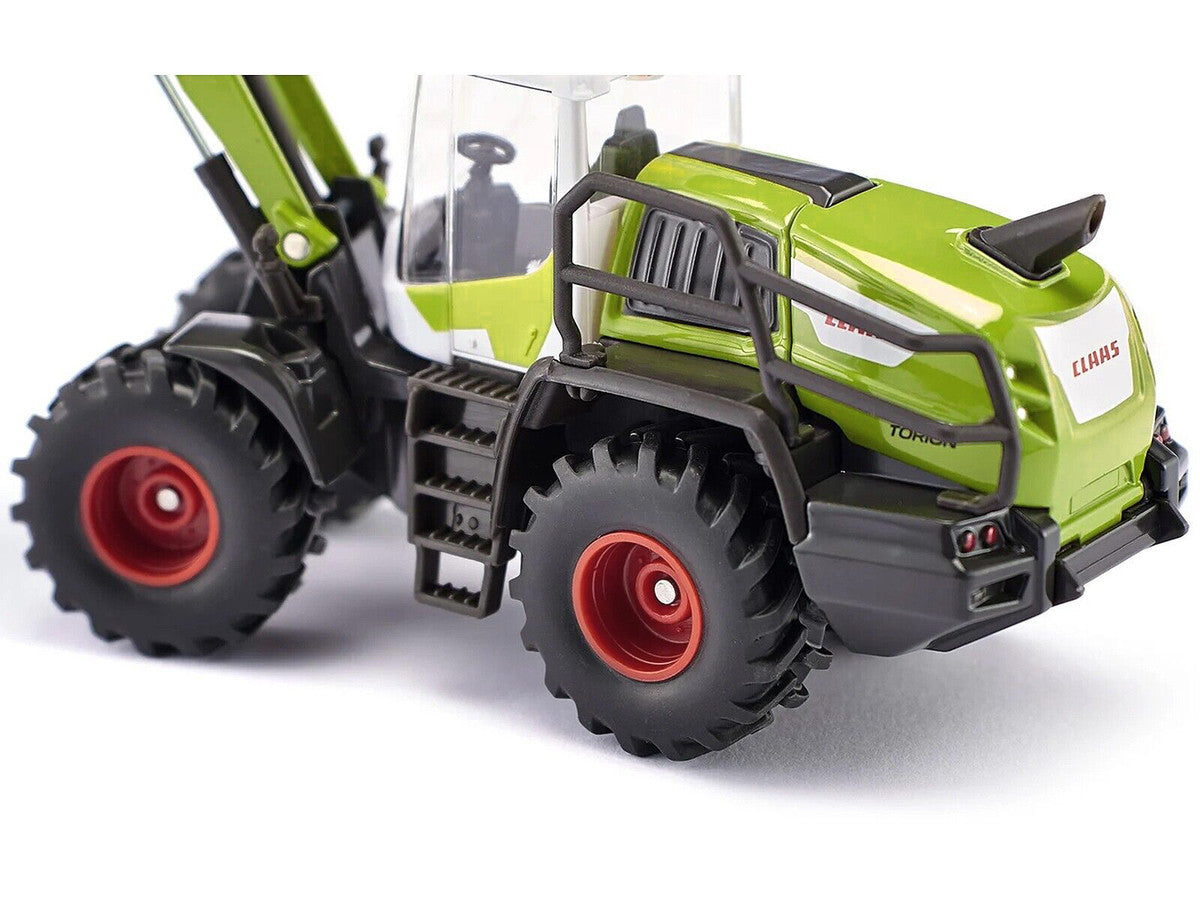 Claas Torion 1914 Wheel Loader Green and White 1/50 Diecast Model by Siku-4