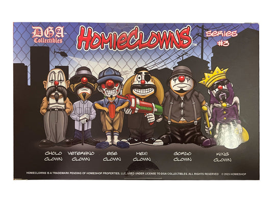 "HomieClowns" Series 3 2-Inch Figures Set of 6 Pieces by Homies-0
