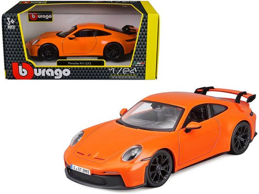 Porsche 911 GT3 Orange 1/24 Diecast Model Car by Bburago-0