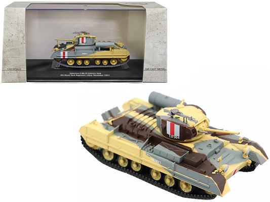 "Valentine MK.II" Infantry Tank MK.III "Harry I" "UK 8th Royal Tank Regiment Libya November 1941" 1/43 Diecast Model by AFVs of WWII-0