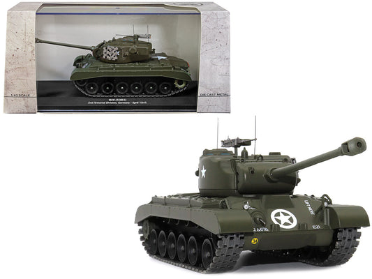 M26 (T26E3) Tank "U.S.A. 2nd Armored Division Germany April 1945" 1/43 Diecast Model by AFVs of WWII-0