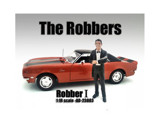 "The Robbers" Robber I Figure For 1:18 Scale Models by American Diorama-0