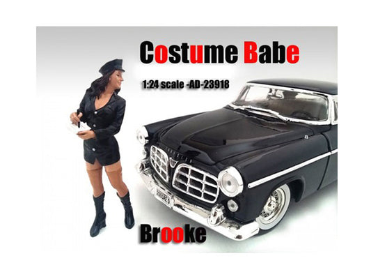 Costume Babe Brooke Figure For 1:24 Scale Models by American Diorama-0