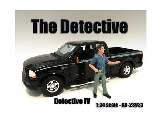 "The Detective #4" Figure For 1:24 Scale Models by American Diorama-0