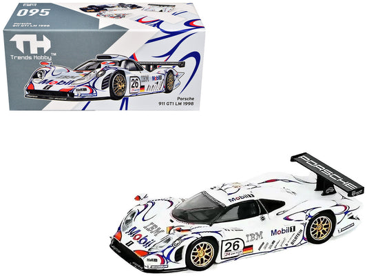Porsche 911 GT1 #26 Allan McNish - Stephane Ortelli - Laurent Aiello "Porsche AG" Winner "24 Hours of Le Mans" (1998) 1/64 Diecast Model Car by Trends Hobby-0