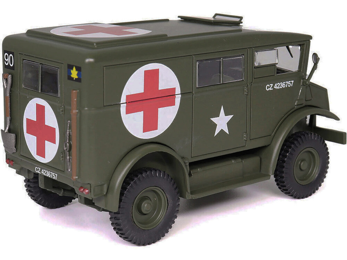 Chevrolet C8A Ambulance Olive Drab "United States Army" 1/43 Diecast Model by Militaria Die Cast-2