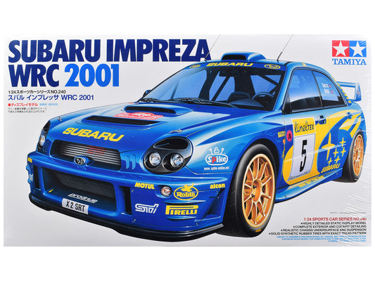 Model Kit Subaru Impreza "WRC" (2001) 1/24 Scale Model by Tamiya-0