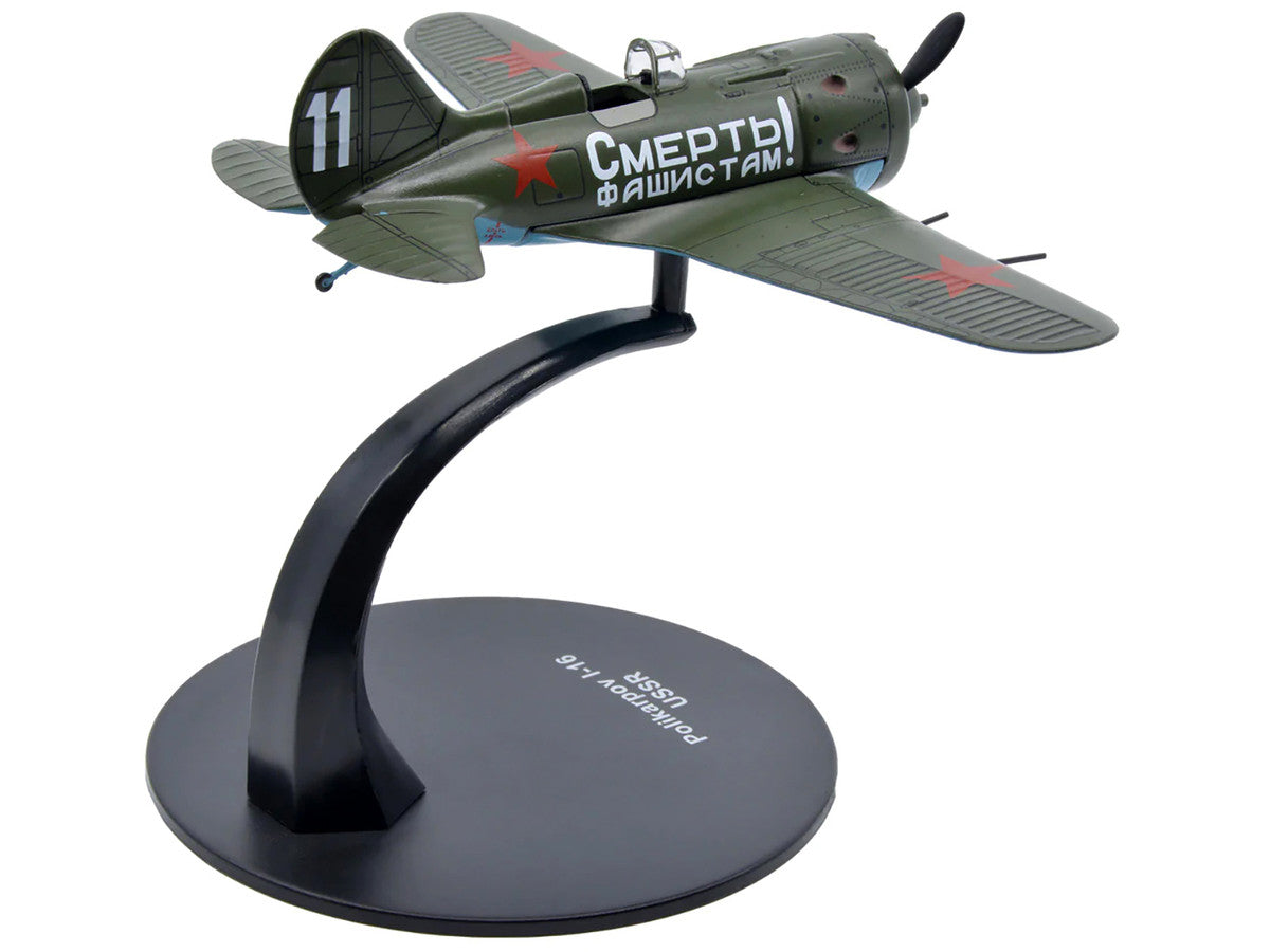 Polikarpov I-16 Fighter Plane (USSR 1933) 1/72 Diecast Model by Warbirds of WWII-3