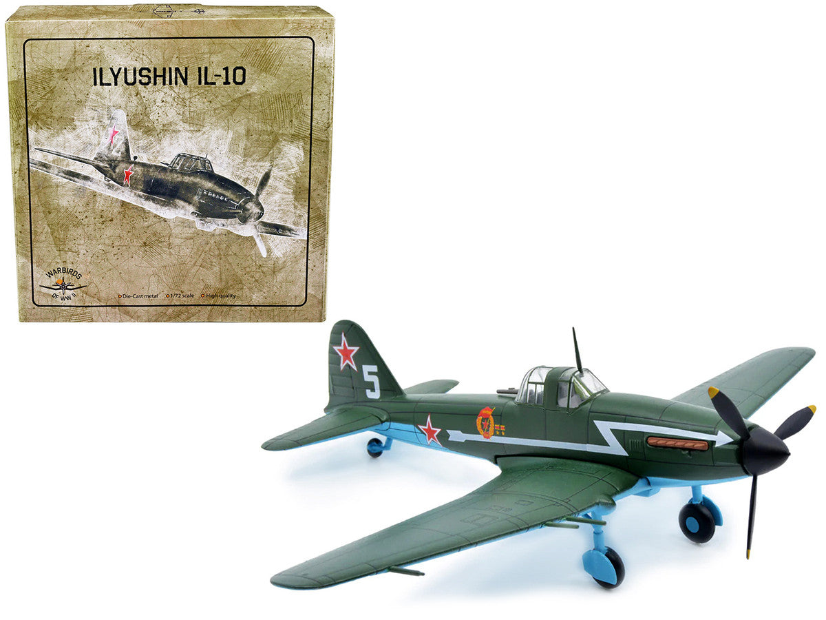 Ilyushin IL-10 Ground Attack Aircraft (USSR 1944) 1/72 Diecast Model by Warbirds of WWII-0