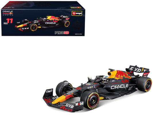 Red Bull Racing RB18 #11 Sergio Perez "Oracle" Winner Formula One F1 "Constructor's Champion" (2022) 1/24 Diecast Model Car by Bburago-0