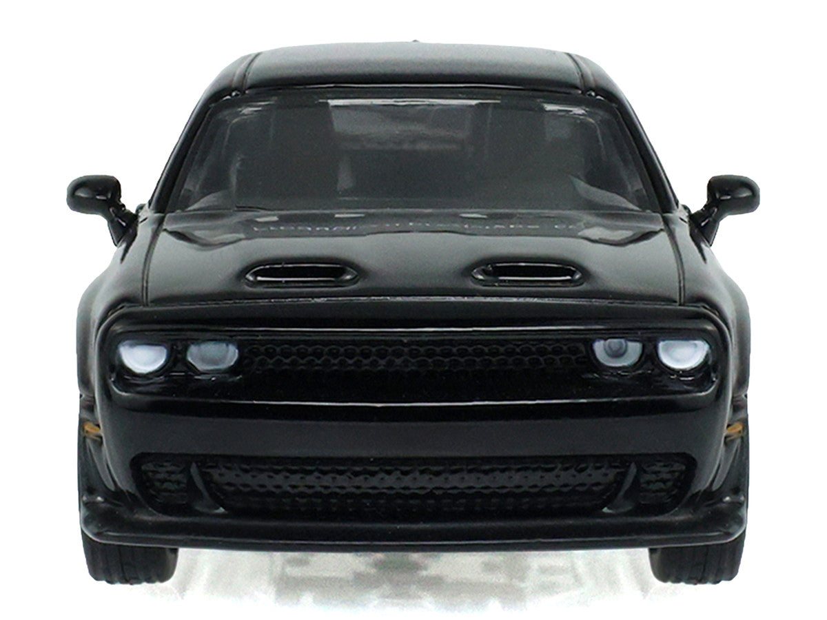 2017 Dodge Challenger SRT Hellcat Widebody Black "Black Bandit" Series 31 1/64 Diecast Model Car by Greenlight-3