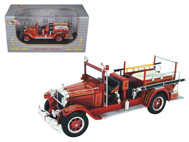 1928 Studebaker Fire Engine Red 1/32 Diecast Model by Signature Models-0
