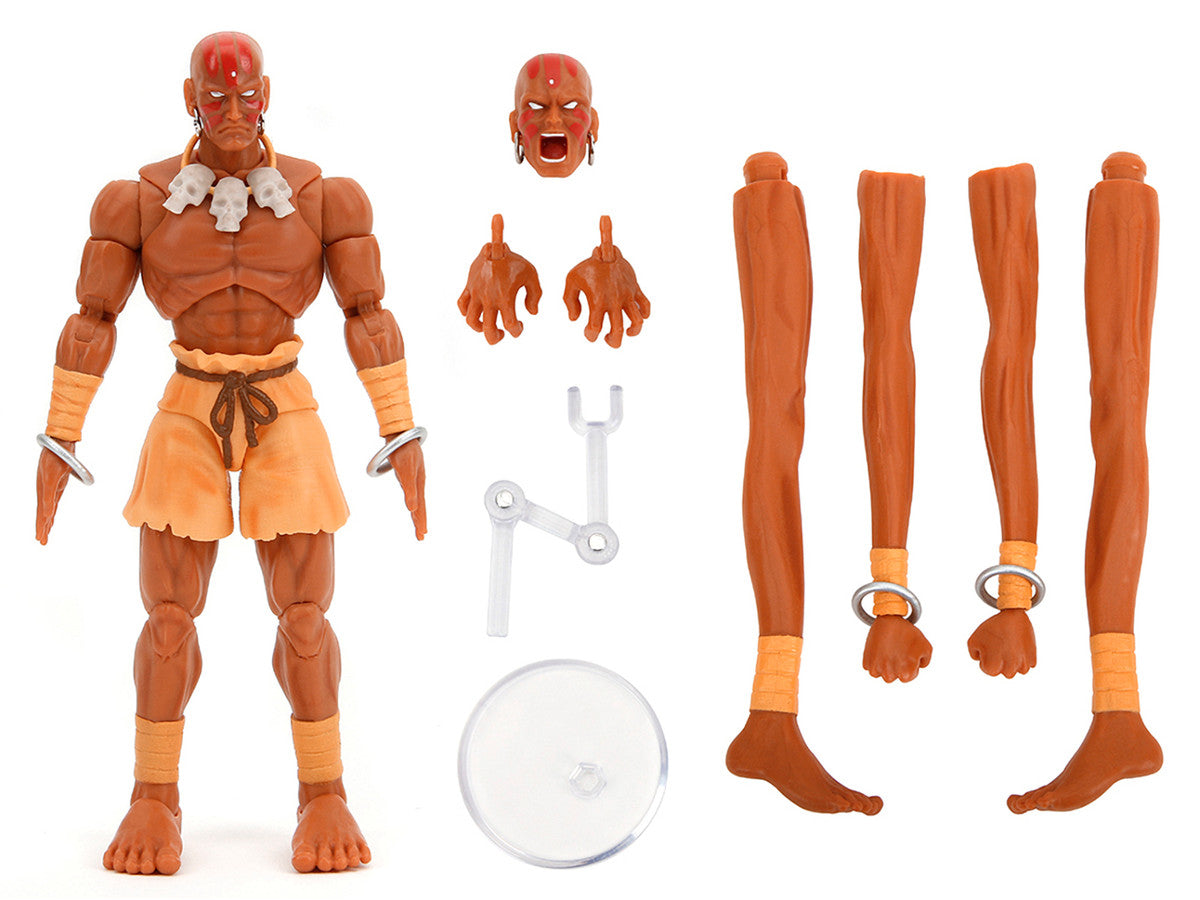 Dhalsim 6" Moveable Figure with Alternate Head and Limbs "Ultra Street Fighter II: The Final Challengers" (2017) Video Game Model by Jada-1