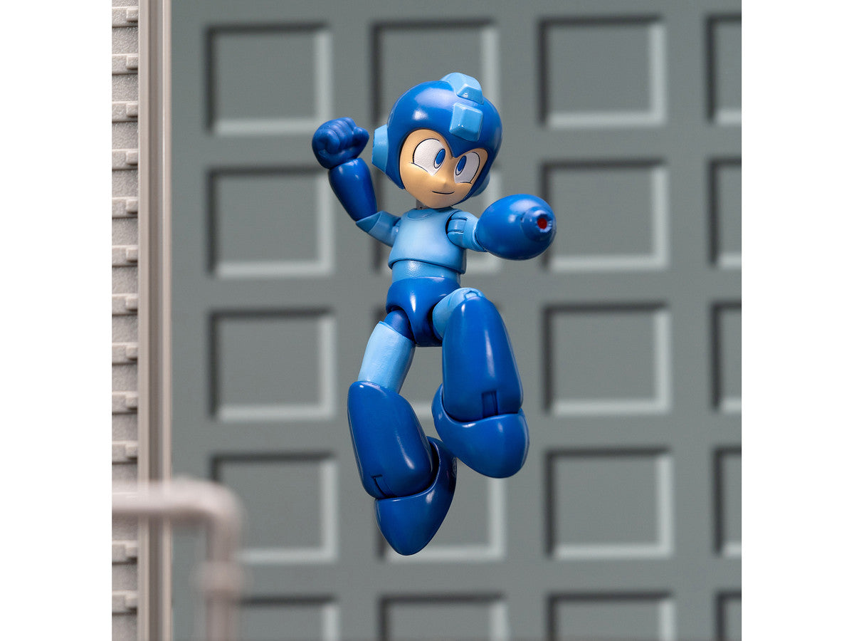 Mega Man 4.5" Moveable Figure with Accessories and Alternate Head and Hands "Mega Man" (1987) Video Game model by Jada-2