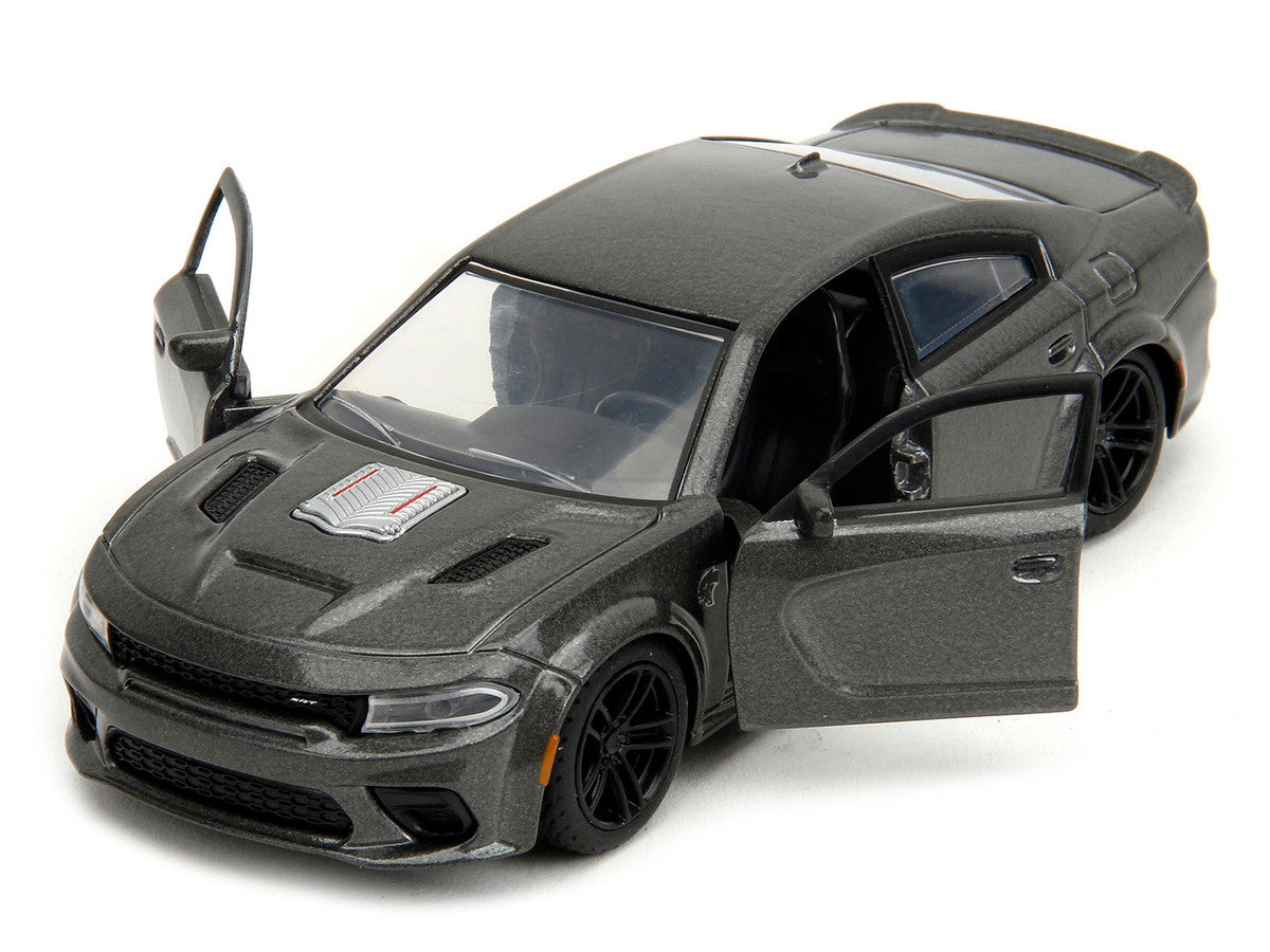 2021 Dodge Charger SRT Hellcat Gray Metallic "Fast X" (2023) Movie "Fast & Furious" Series 1/32 Diecast Model Car by Jada-2