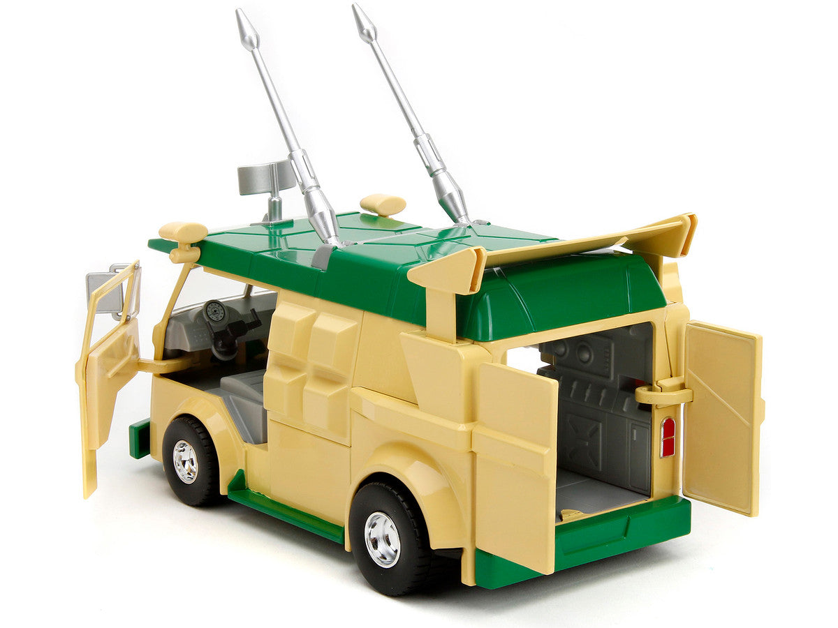 Party Wagon Green and Beige and Donatello Diecast Figure "Teenage Mutant Ninja Turtles" "Hollywood Rides" Series Diecast Model by Jada-4