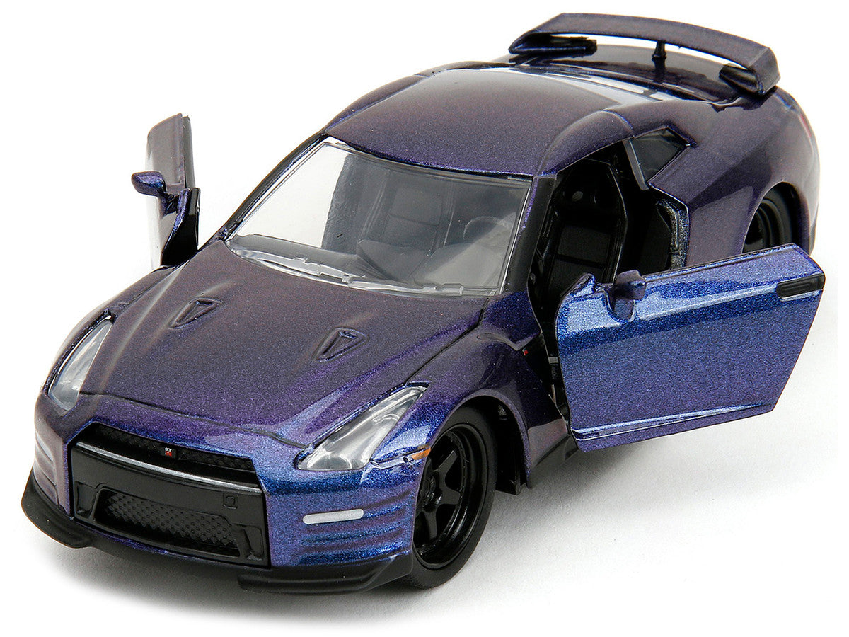 2009 Nissan GT-R (R35) Purple Metallic "Pink Slips" Series 1/32 Diecast Model Car by Jada-1