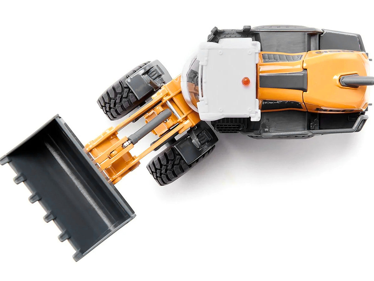 Liebherr L556 Wheel Loader Yellow with White Cabin 1/50 Diecast Model by Siku-2