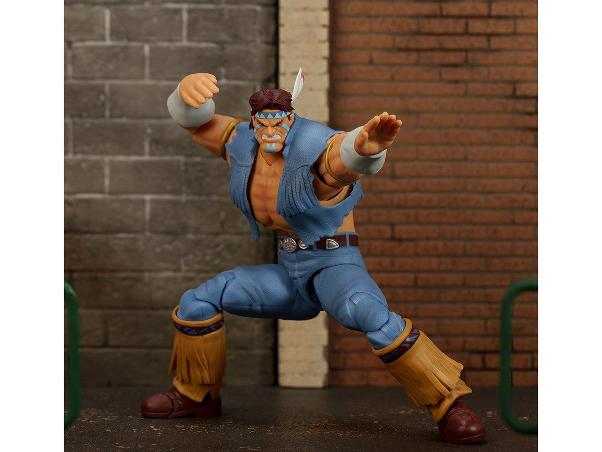 T. Hawk 7.5" Moveable Figure with Accessories and Alternate Head and Hands "Ultra Street Fighter II: The Final Challengers" (2017) Video Game Model by Jada-2