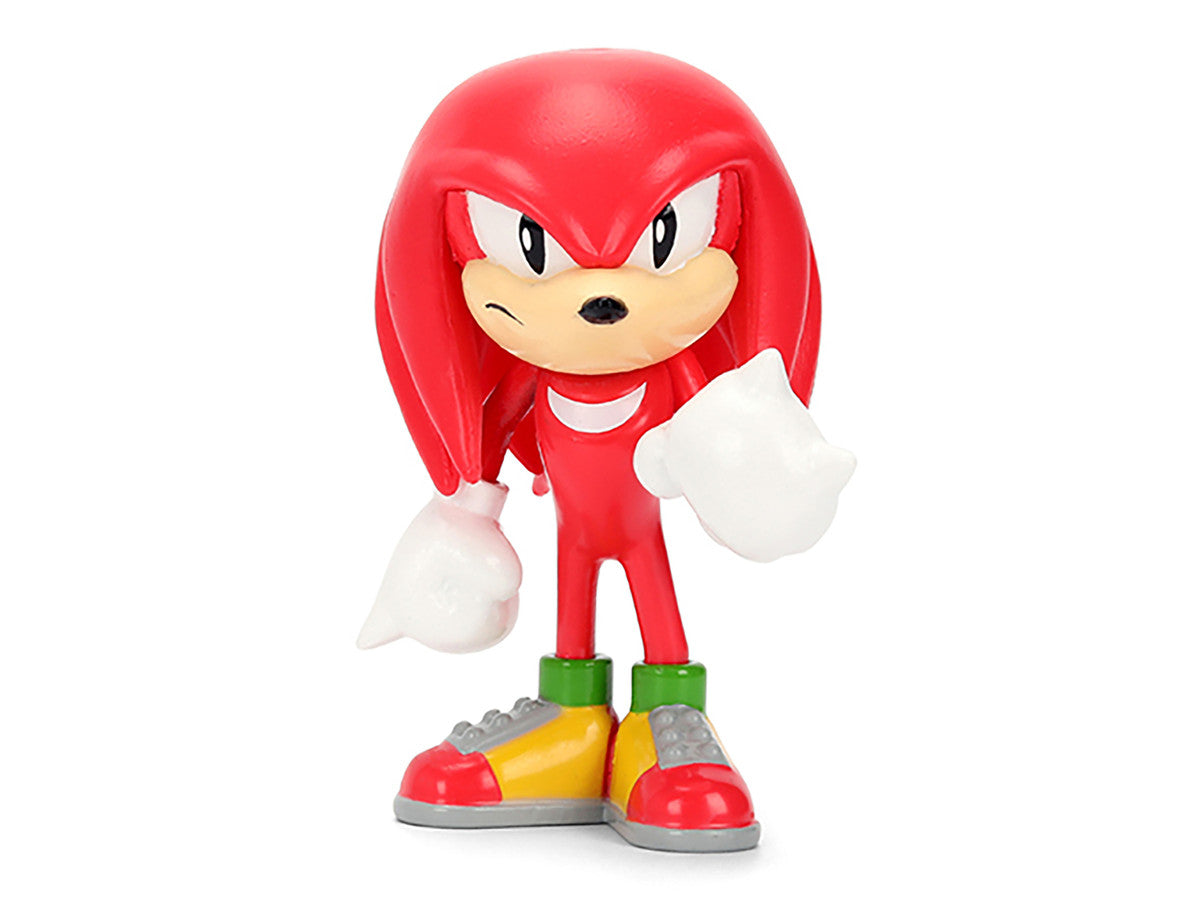 Lamborghini Aventador SV Red with Graphics and Knuckles Diecast Figure "Sonic The Hedgehog" Franchise "Hollywood Rides" Series 1/24 Diecast Model by Jada-0