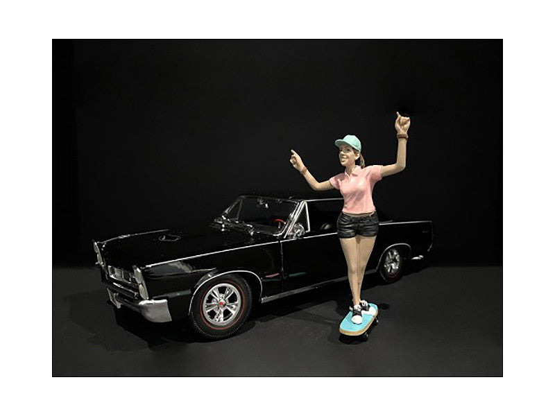 Skateboarder Figurine IV for 1/18 Scale Models by American Diorama-0