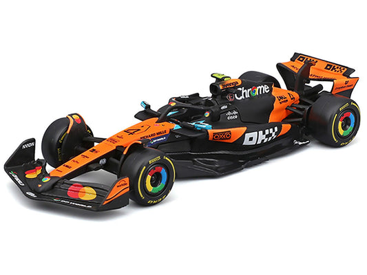 McLaren MCL39 #4 Lando Norris "OKX" Winner Formula One F1 "Australian GP" (2025) "Race" Series 1/43 Diecast Model Car by Bburago-0