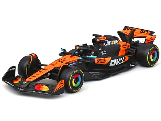 McLaren MCL39 #81 Oscar Piastri "OKX" Formula One F1 "Australian GP" (2025) "Race" Series 1/43 Diecast Model Car by Bburago-0