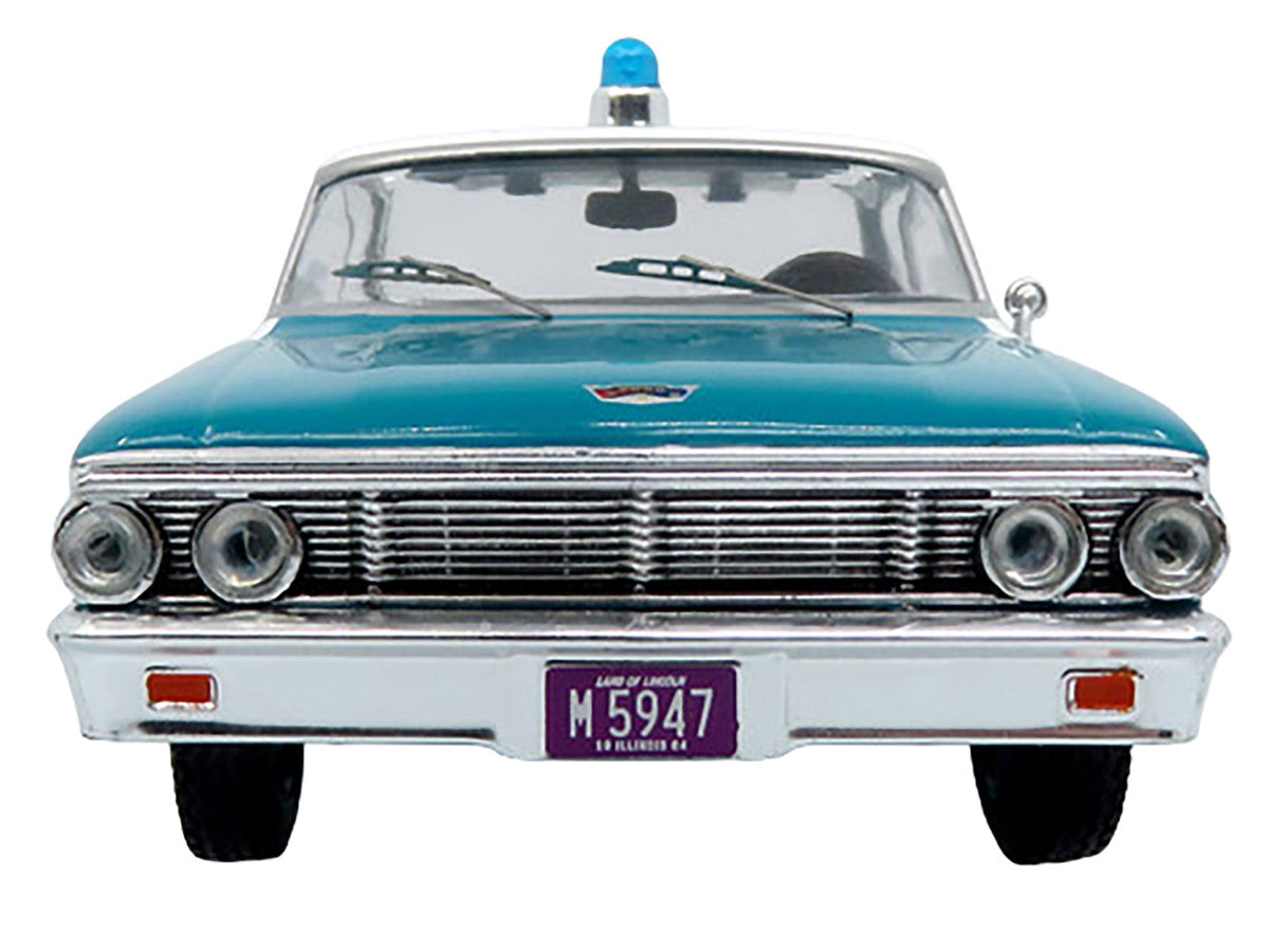 1964 Ford Galaxie 500 Police Car "Chicago Police Department" Blue and White "Five0" Series Limited Edition to 504 pieces Worldwide 1/43 Diecast Model by Iconic Replicas-3