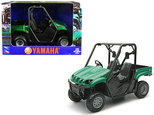 2008 Yamaha Rhino 700 F1 4x4 Off Road ATV Green 1/12 Diecast Model by New Ray-0