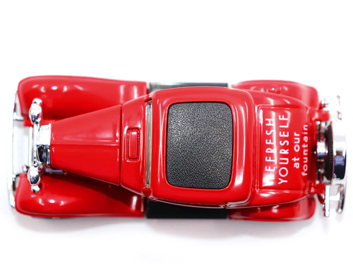 1932 Ford Coupe "Coca-Cola" Red with Black Top 1/43 Diecast Model Car by Motor City Classics-3