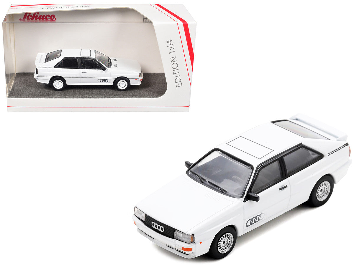 Audi Quattro White 1/64 Diecast Model Car by Schuco-0