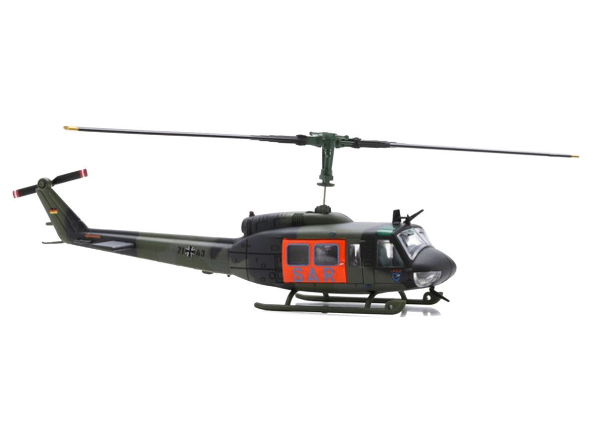 Bell UH 1D Helicopter "SAR - German Army" Green Camouflage 1/87 (HO) Scale Diecast Model Car by Schuco-3