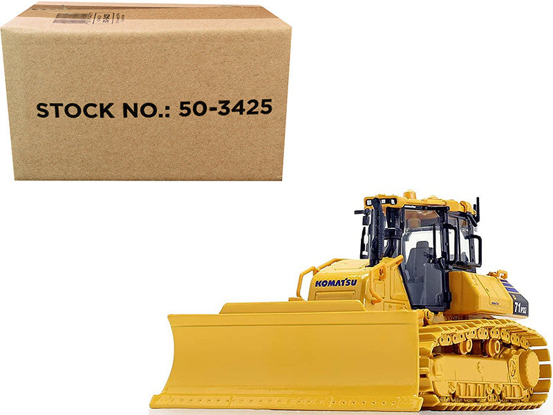 Komatsu D71PXi-24 Dozer with Drawbar 1/50 Diecast Model by First Gear-0