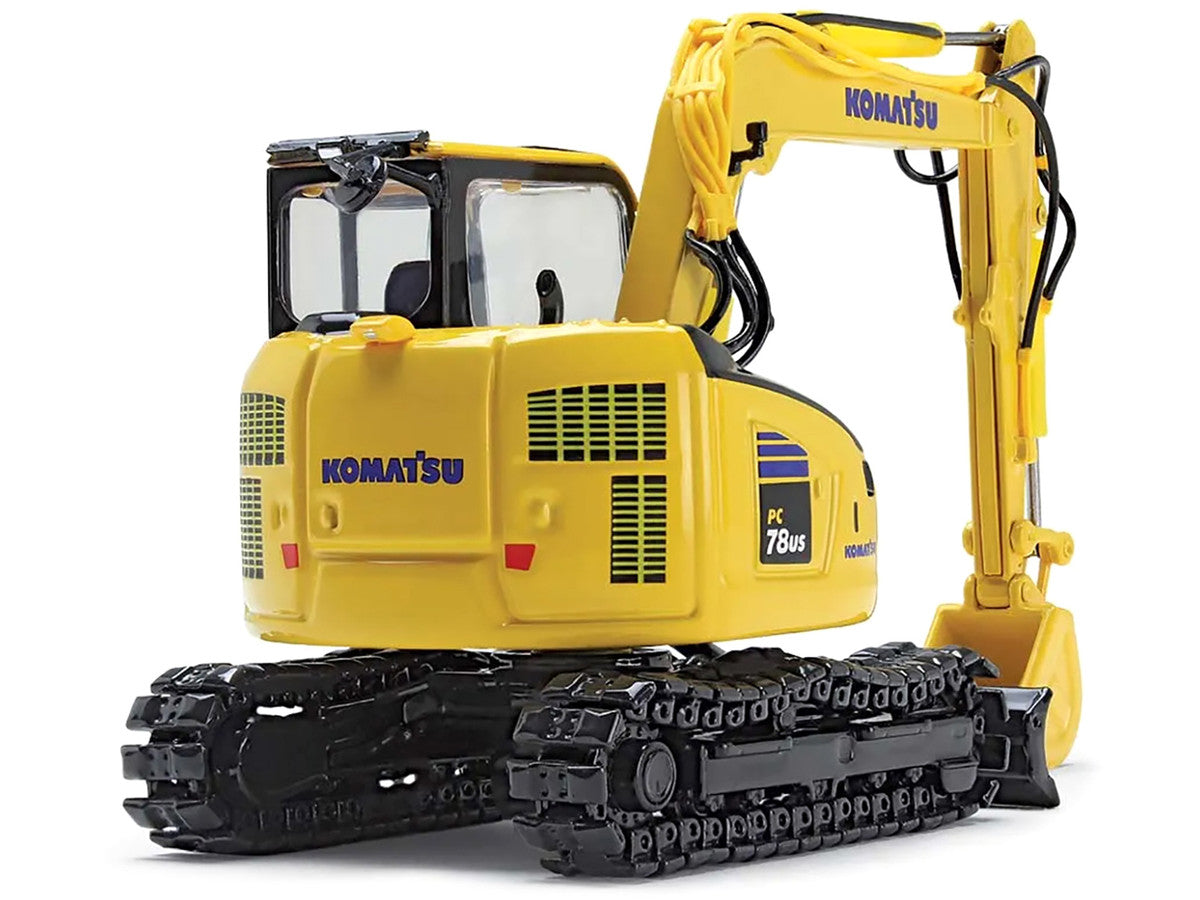 Komatsu PC78US-11 Excavator Yellow 1/50 Diecast Model by DCP/First Gear-4