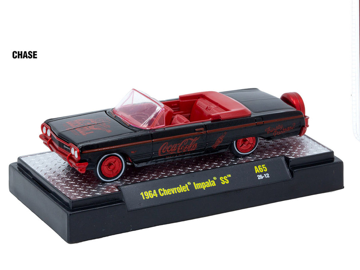 "Coca-Cola" Set of 3 pieces Release 65 Limited Edition to 4800 pieces Worldwide 1/64 Diecast Models by M2 Machines-2