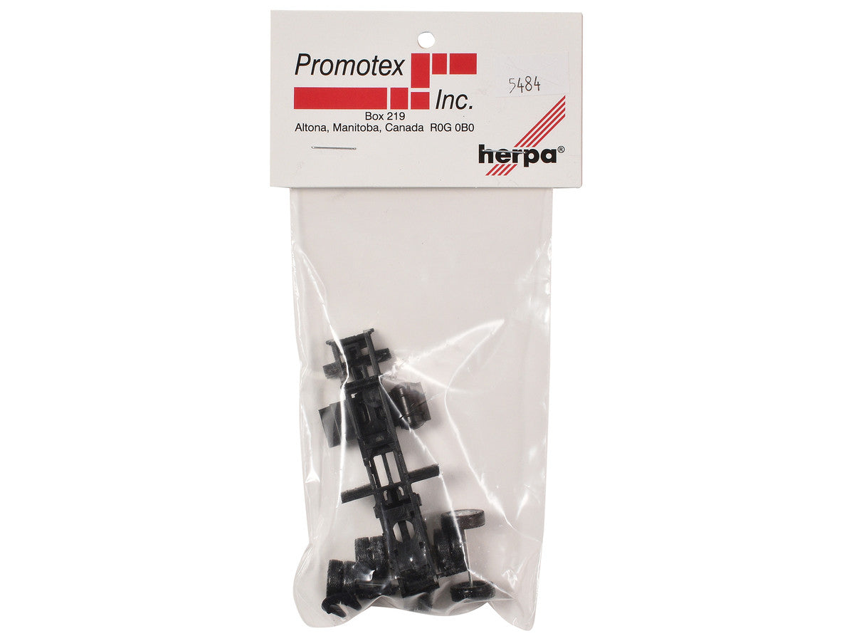 Short Chassis Kit for Kenworth Peterbilt and GMC Cabs 1/87 (HO) Plastic Model by Promotex-2