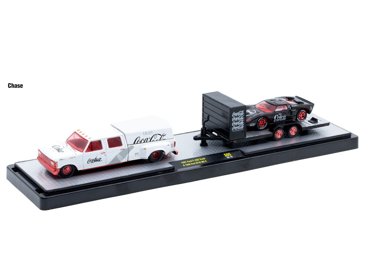 Auto Haulers "Coca-Cola" Set of 3 pieces Release S05 Limited Edition to 6000 pieces Worldwide 1/64 Diecast Models by M2 Machines-3